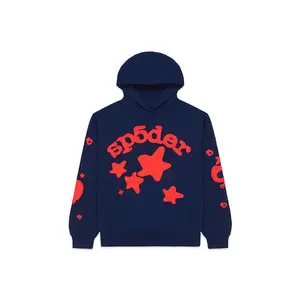 Sp5der Beluga Hoodie Navy (men) by StockX