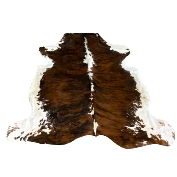 Authentic Colombian Brindle Cowhide - Available in Small, Medium, Large Sizes - Durable and Natural Color Variation