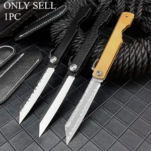 Hot Japanese Higonokami Forging Steel Folding Knife, Outdoor Camping Survival Pocket Knife, Edc Cutting Defense Tool, Portable Multipurpose Knives, Tactical Knives, Survival Gear, Survival Tools