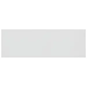 8 X 24 In Soho Gallery Grey Light Colors Glossy Pressed Glazed Ceramic