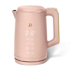 Beautiful 1.7L One-Touch Electric Kettle, White Icing by Drew Barrymore