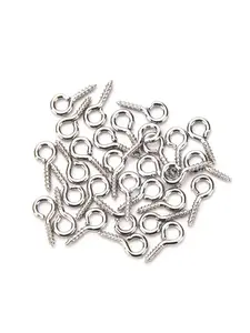 400 pieces of gold and silver sheep eye nail alloy screw buckle needle DIY jewelry bracelet necklace accessory kit, Diy Jewelry Accessories, suitable for jewelry making, wholesale, handmade keychain, craft production