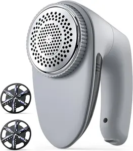 Fabric Shaver, Lint Shaver, Lint Remover Defuzzer Sweater Shaver for Clothes and Furniture(6-Leaf Blades,65mm Mesh,2 Blades Extra)