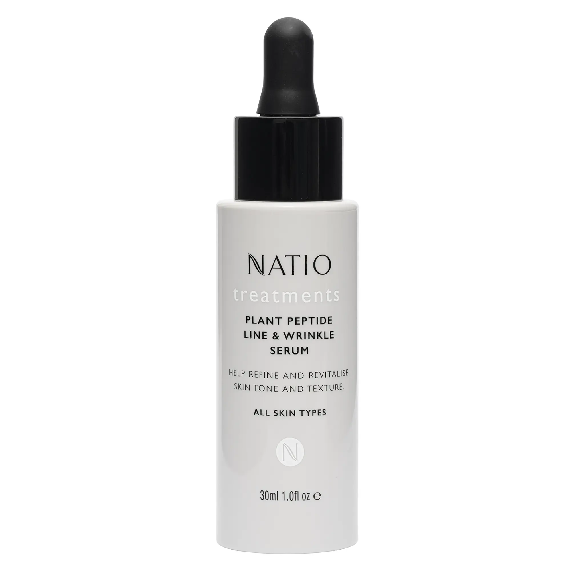 Treatments Plant Peptide Line and Wrinkle Serum by Natio for Women - 1 oz Serum