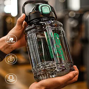 1L Large Capacity Sports Water Bottle, Durable Fitness Gym Hydration Flask, Leak-Proof Design for Workout & Outdoor Activities, Protein Shaker Bottle, Leakproof Water Bottle, Sports Drinking Bottle, Travel Water Bottle, Reusable Water Bottle