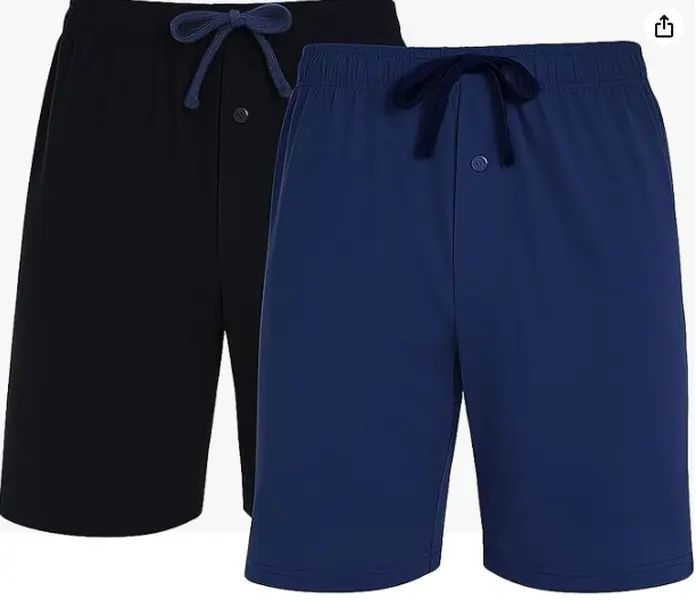 Hanes Men's Jersey Pocket Shorts – Soft, Lightweight, and Versatile for Everyday Comfort