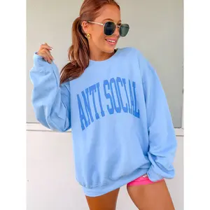 Varsity Anti Social Graphic Pullover C.O.C.