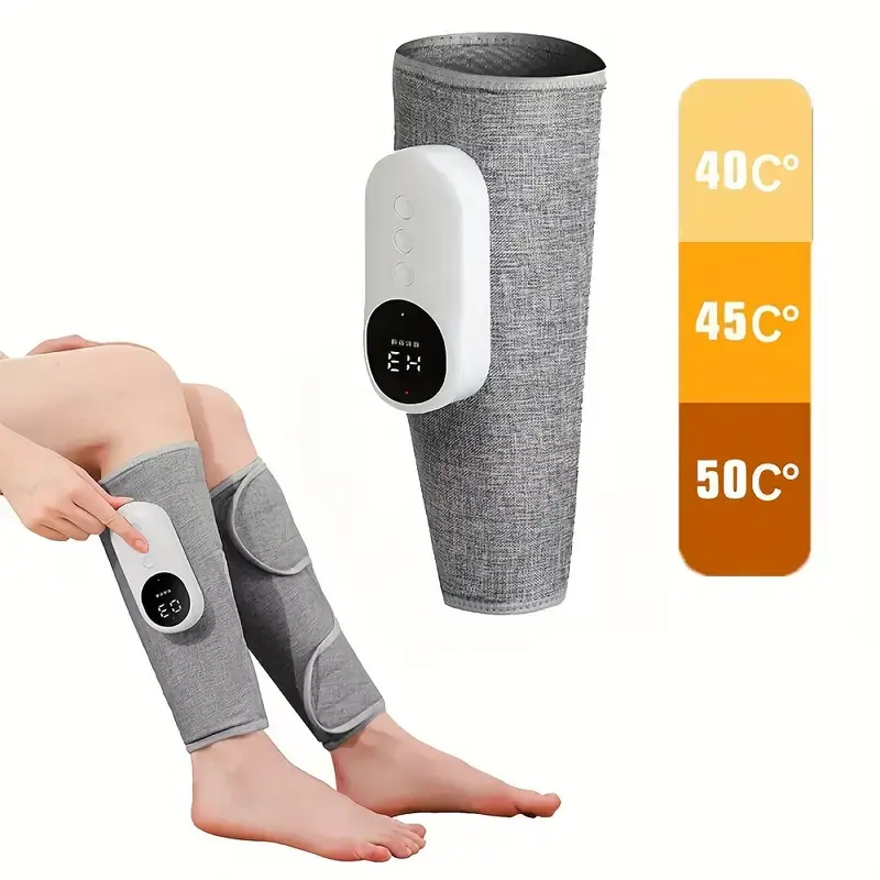 Multi-functional leg massager with heating and compression functions, featuring 3 intensity levels and 3 modes to promote blood circulation and relieve pain. Calf compression massager, ladies' gift (1 piece)