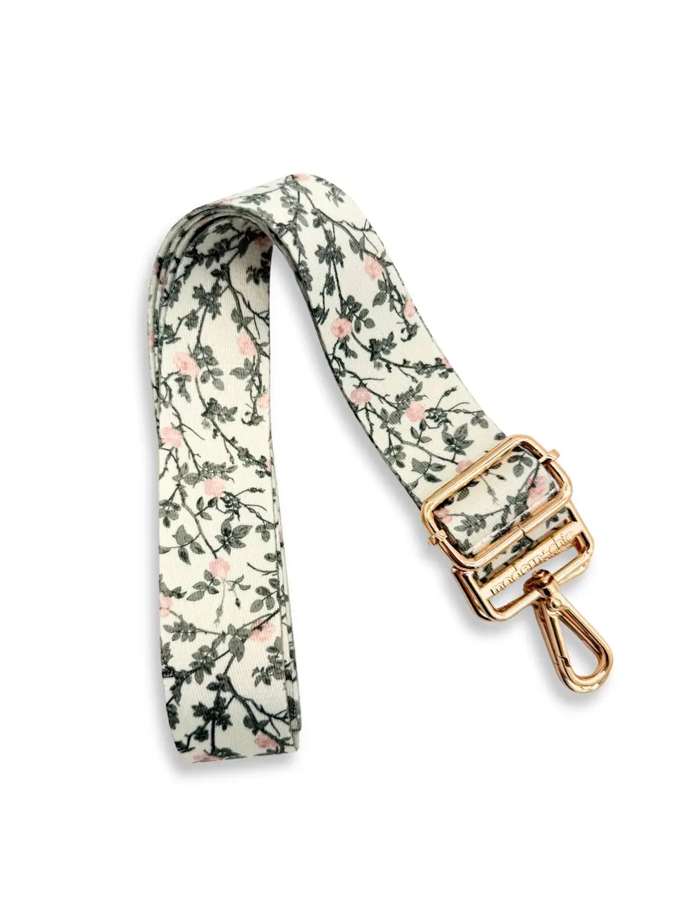 Adjustable Custom Printed Garden Party Bag Strap - Whimsical Garden-Party Look, Length-Adjust Feature, Polyester Material, Keyring Closure, Casual Fit, Versatile Strap for Purses & Luggage