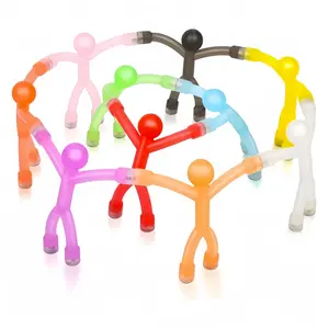 Magnetic People Fidget Toys (10 Pack) – Sensory Building Toys for Stress & Anxiety Relief | Cool STEM Travel Toys for Kids, Toddlers & Adults | Road Trip Essentials, Fridge Magnets & Easter Basket Stuffers