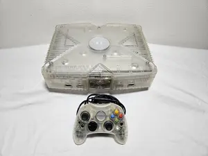 Custom Special Edition Crystal Original Xbox With 2TB Hard Drive | Microsoft OG Xbox Home Console | Xbox LIVE Insignia & Classic Nostalgia | Loaded Retro Vintage Games | Plug & Play Nostalgia | Custom Cerbios Image