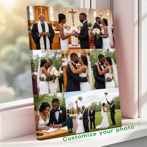 Custom Photo Canvas Painting Frame - Creative Wall Art | Digital Printed Photos on Canvas | Turn precious life moments into elegant wall decor | Ideal for home spaces, thoughtful gifts for relatives | HD & fade-resistant - cherished keepsake for years