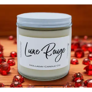 Luxe Rouge Aromatherapy Candle for Home Decor