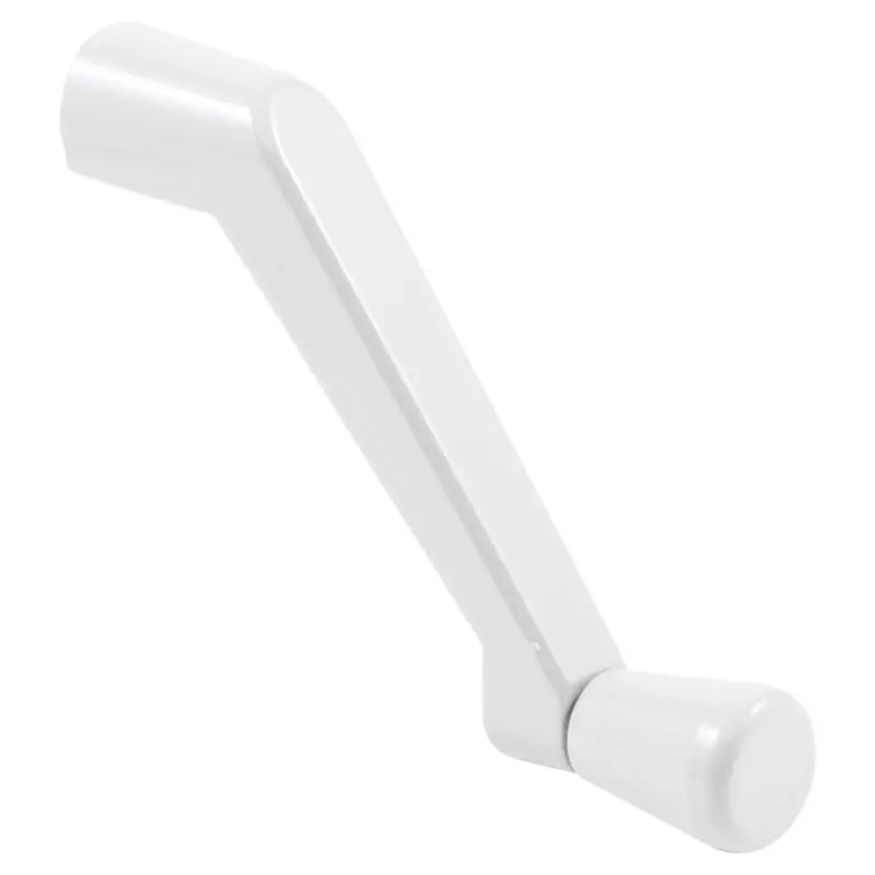 Prime-Line 5065300 White Metal Single-Arm Casement Crank Handle, 3.5 in, Easy to Install, Sleek Finish, Smooth Operation, Universal Compatibility, Withstands Elements, Effortless Ventilation, Easy Install
