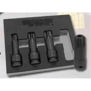 212 MAIN VIM-IMPTX800 0.5in Large Impact Torx Driver Tool Kit Set - Impact Screwdriver with Tamper-Proof Screwdriver Bits for Cycling, Outdoor Recreation