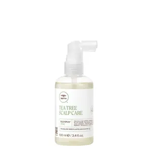 Paul Mitchell Tea Tree Scalp Care Regeniplex Tonic 3.4oz - Leave-On Treatment for Fuller Thicker Hair with Kakadu Plum & Pea Peptides Haircare Haircare Nourish Thickening Boost Blend Turmeric Strengthening Serum Conditioner