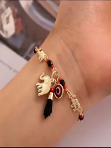 Boho Style Demon Eve Elephant Women's Bracelet, Fun Cartoon Animal Pattern Jewelry, Perfect Daily Wear, Ideal Girl Gift Choice, Stackable Bracelets, Trendy Stack Bangle