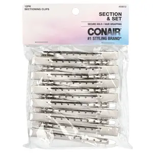 Conair Section & Set, Sectioning Clips, 12 Pack