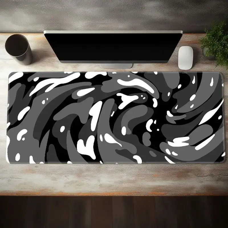 Creative Abstract Fluid Pattern Mouse Pad, Rectangle Gaming Mouse Pad, Office Decorative Mouse Mat For Home Office Desk, Gaming Desk Accessory, Office Desk Accessories, Computer Desk Accessories