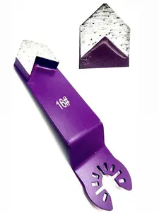 Finger diamond arrow Oscillating Multitool Blades 16 Grit Epoxy Glue Stucco Tough Concrete Coating