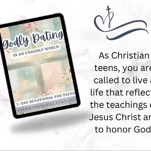 Godly Dating 7-Day Devotional for Teens with Jesus Christ and Faith - Inspirational Content for Pursuing a Relationship that Honors God