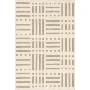 Mina Modern Stripes Reversible Machine Washable Area Rug