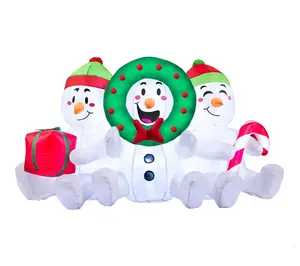 Joyfy 6ft Christmas Inflatables Snowmen Outdoor Decorations