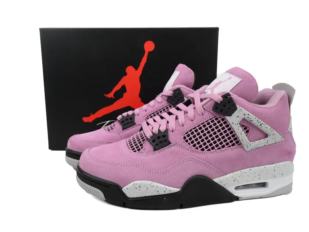 Pink Suede & Mesh Spliced Mid‑Top Basketball Shoes, Air Cushion Shock‑Absorbing Sweet‑Cool Style Unisex Versatile Casual Sneakers