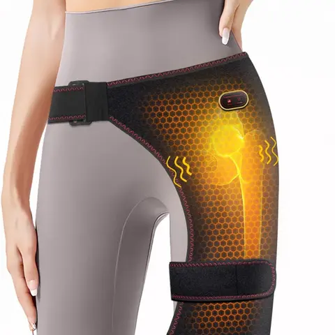 Heated Hip/leg Pad with Three Temperature Settings, Adjustable Heating Temperature, Portable Vibration Massage, Ideal Gift for Parents, Comfortable Heating Therapy Device, Multifunctional Heating Pad
