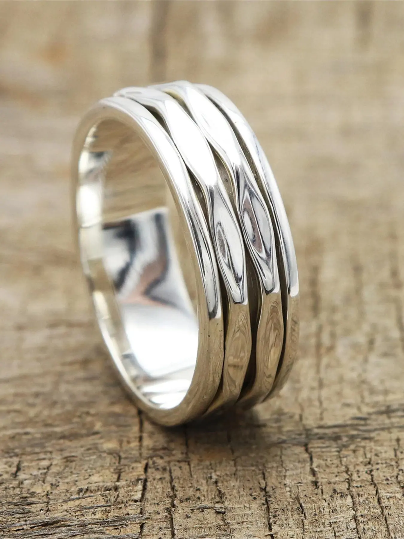 Minimalist Temperament Ring, Double Layered Ring, Fashion Accessories for Women & Men, Trendy All-match & Exquisite Jewelry for Birthday Gift