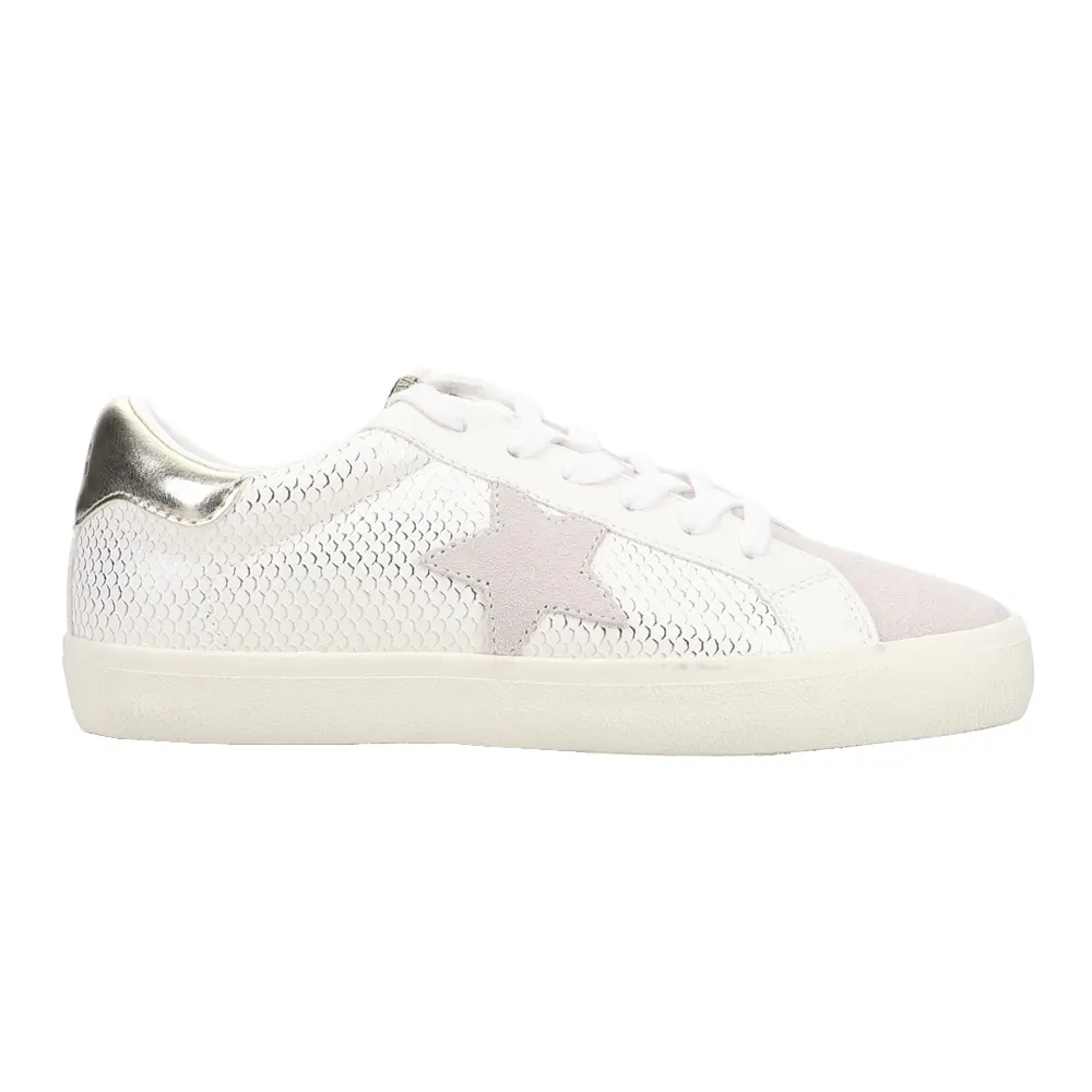 Vintage Havana Womens Kate Slip On Sneakers Shoes Casual - Gold, White