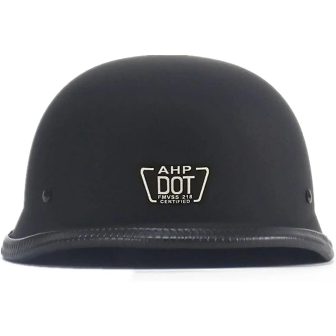 German Style Motorcycle Helmet,Adult Half Helmet Open Face DOT Approved, Motorcycle Cruiser Scooter Cool Helmet