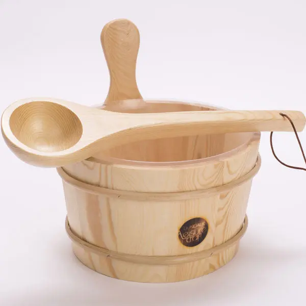 Wooden Bucket & Ladle Wooden Bucket & Ladle