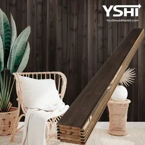 Brown Wood Shiplap Siding Boards for Interior