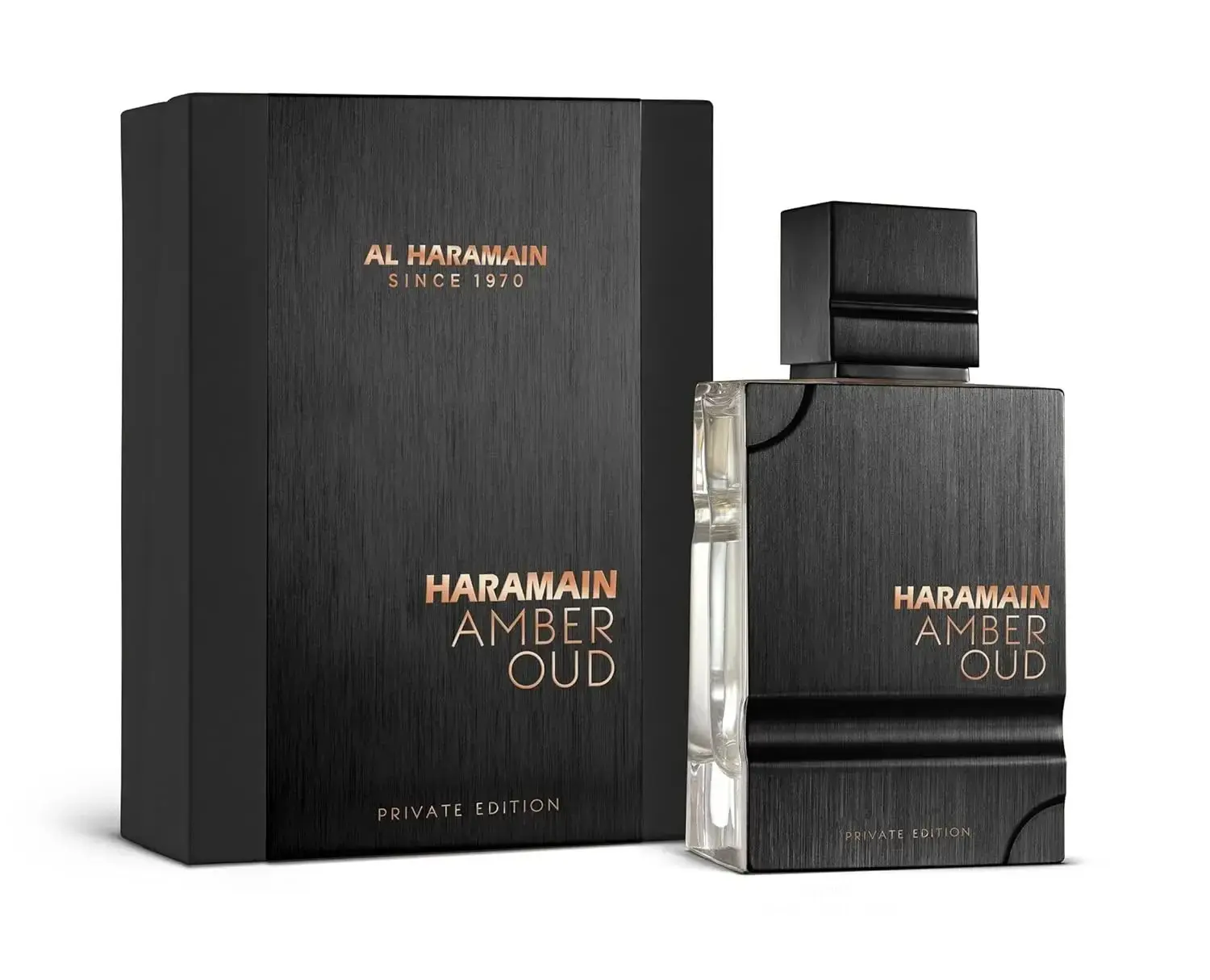 AL HARAMAIN Amber Oud Edición privada Eau de Parfum Spray para unisex, 2 oz
