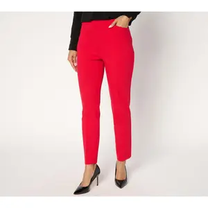 Susan Graver Modern Essentials Petite Smart Ponte Pants Susan Graver Modern Essentials Petite Smart Ponte Pants