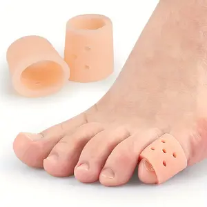 Pendant 6/10/20pcs silicone toe covers - breathable perforated toe covers, suitable for running, hiking, skating, dancing, and Walking - soft and elastic hand washable design finger grips - unisex