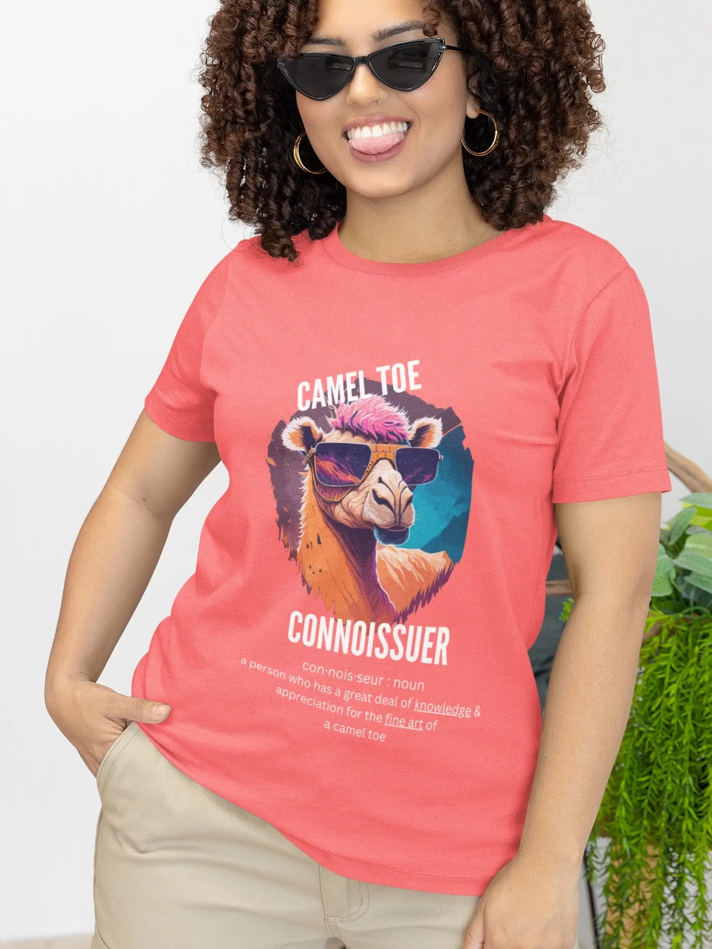 Camel Shirt Crew Neck