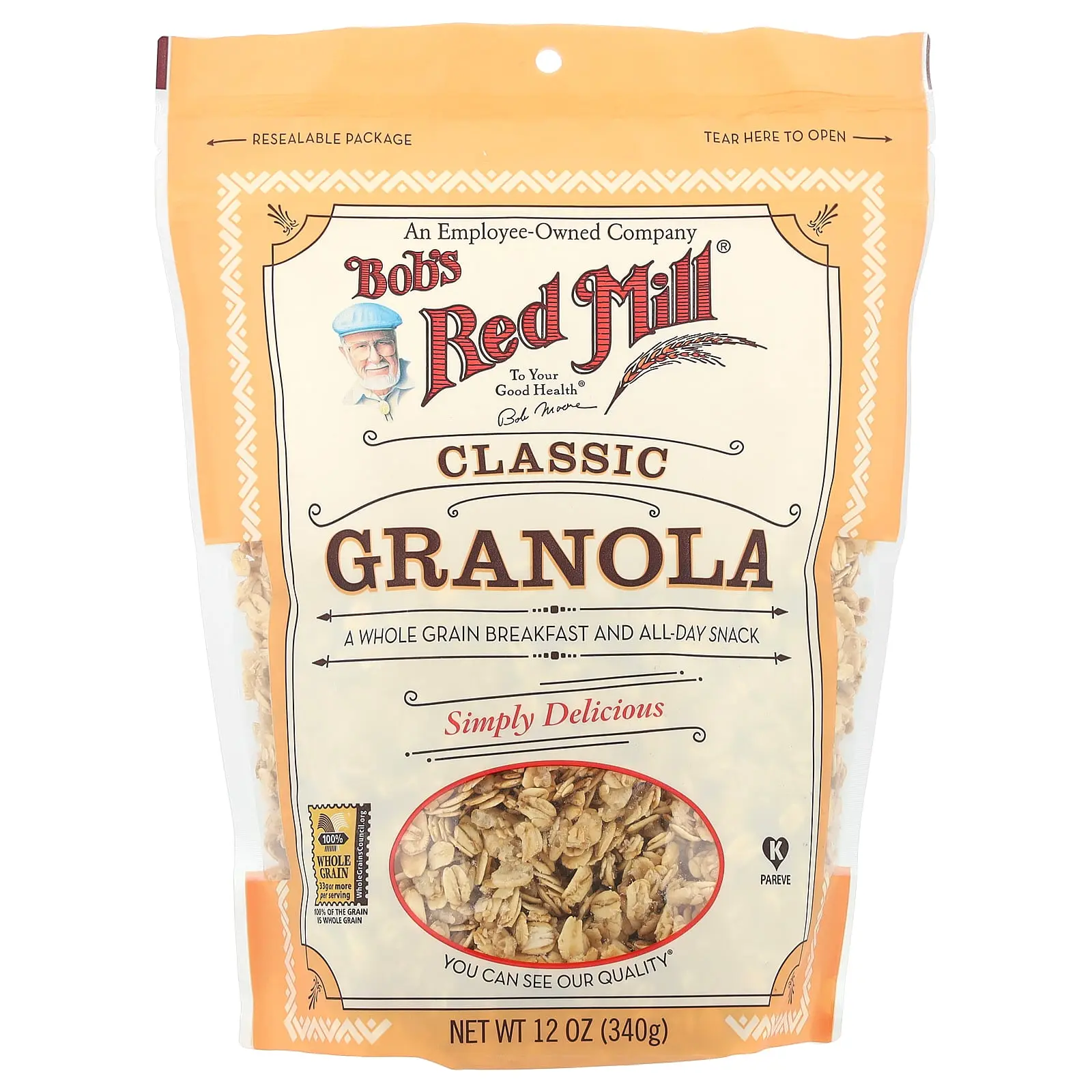 Bob's Red Mill Granola, Classic, 12 oz (340 g)