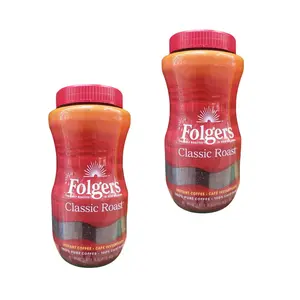Folgers Classic Roast Instant Coffee, 16 Ounces, 2PACK