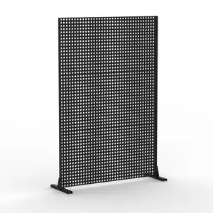 Metal Privacy Screen, Freestanding Outdoor Indoor Divider, Decorative Privacy Screen Panels for Balcony Patio Garden, Rhombus-Shaped(Using high-quality and premium materials)