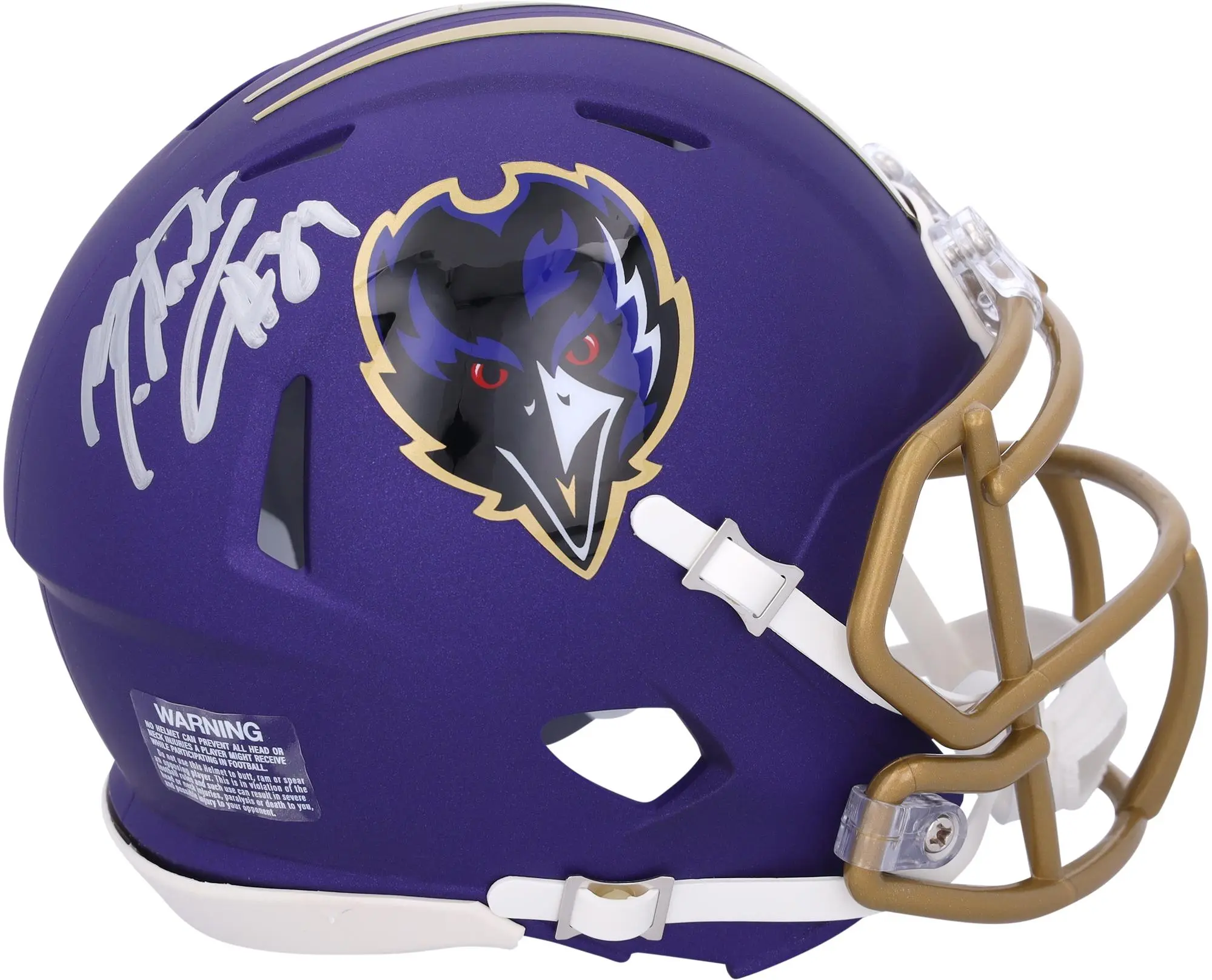 Mark Andrews Baltimore Ravens Autographed 2024 ALT Speed Mini Helmet - Fanatics Authentic Certified