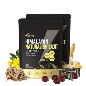 VivoNu  Himalayan Shilajit Gummies | With Ashwagandha, Gokshura & other herbs | No added sugar | 60 Gummies mothersdaygift