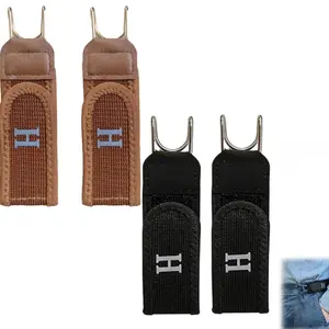 No Buckle Belts Buckleless Belt Hook,Tactical Metal Hook Elastic Belt,BuckleLess Invisible Strap, Adjustable Soft Side belt For Women Men