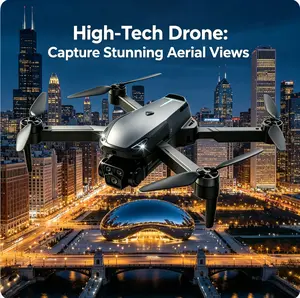 2026 M8 Pro Drone – 4K EIS Camera, GPS & 5G WiFi FPV, Brushless Motor, Optical Flow Hover, Smart Obstacle Avoidance, Auto Return, 360° Stunt Roll, Dual Batteries Included