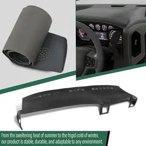 Fit For 1999-2006 Silverado Sierra Suburban Yukon Dash Board Cap Cover Black