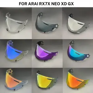 Arai 7X Visor for RX7X NEO XD GX Anti UV Anti Fog Anti Scratch Polycarbonate Lens Multiple Colors Day & Night Use Replacement Visor