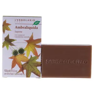 Ambraliquida Bar Soap by LErbolario for Unisex - 3.5 oz Soap