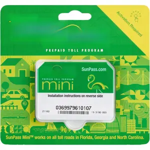 Florida SunPass Mini Sun Pass Sticker - New Version