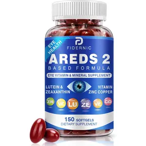 AREDS 2 Eye Vitamin and Mineral Supplement with Lutein and Zeaxanthin Vitamin C and E Zinc and Copper for Blue Light Protection Daily Macular Health and Vision Support Eyebright Eye Doctor Trusted Formula For Men and Women 150 Softgels